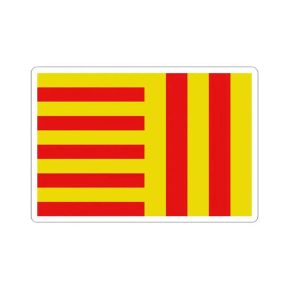 Flag of Peer (Belgium) STICKER Vinyl Kiss-Cut Decal 3 Inch White - The Sticker Space