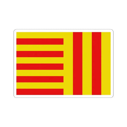 Flag of Peer (Belgium) STICKER Vinyl Kiss-Cut Decal 6 Inch White - The Sticker Space