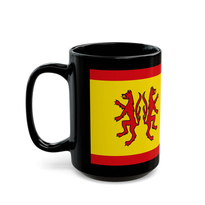 Flag of Peine Germany - Black Coffee Mug-The Sticker Space