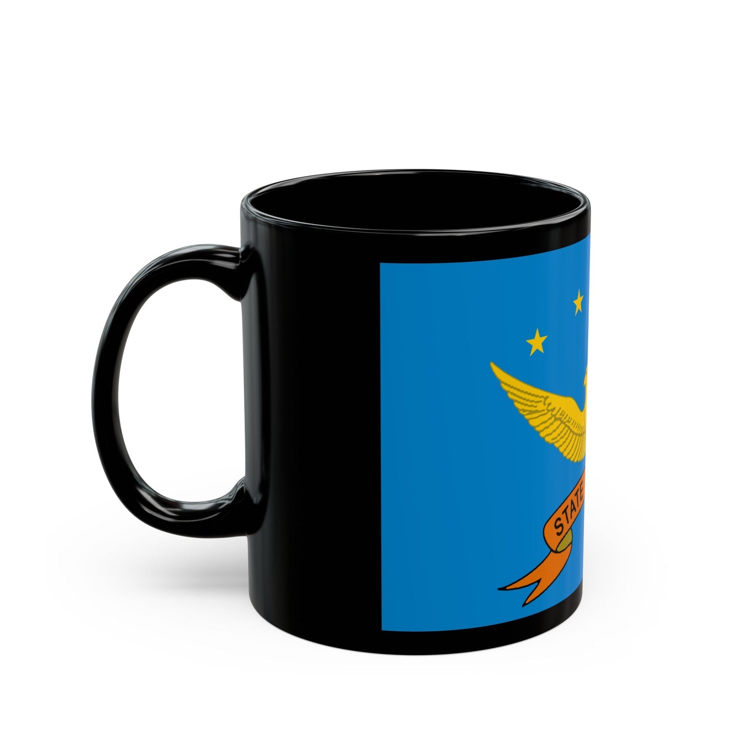 Flag of Peleliu Palau - Black Coffee Mug-The Sticker Space