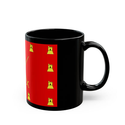 Flag of Pembroke Malta - Black Coffee Mug-The Sticker Space