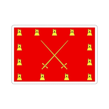 Flag of Pembroke Malta STICKER Vinyl Die-Cut Decal 3 Inch - The Sticker Space