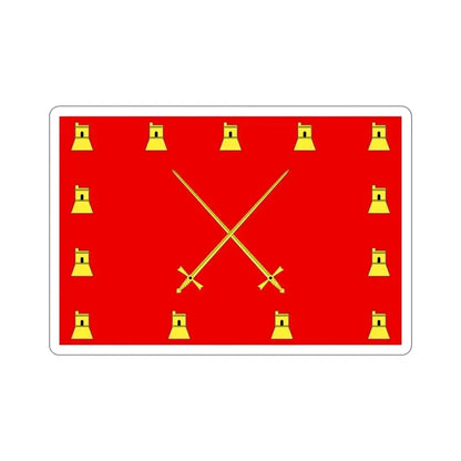 Flag of Pembroke Malta STICKER Vinyl Die-Cut Decal 4 Inch - The Sticker Space
