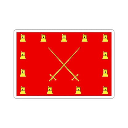 Flag of Pembroke Malta STICKER Vinyl Die-Cut Decal 5 Inch - The Sticker Space