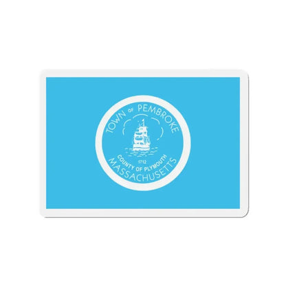 Flag of Pembroke Massachusetts - Refrigerator Magnet - The Sticker Space