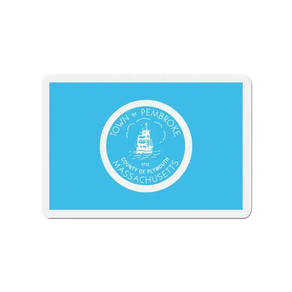 Flag of Pembroke Massachusetts - Refrigerator Magnet - The Sticker Space