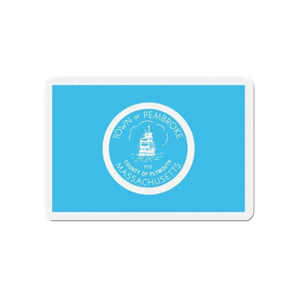 Flag of Pembroke Massachusetts - Refrigerator Magnet - The Sticker Space