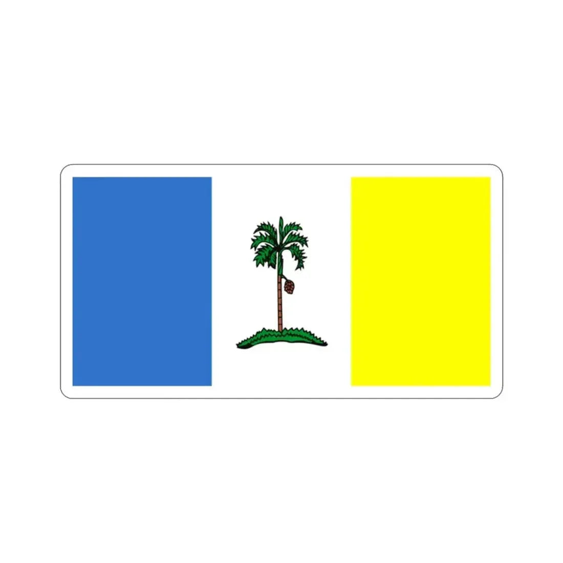 Flag of Penang Malaysia STICKER Vinyl Die-Cut Decal - The Sticker Space