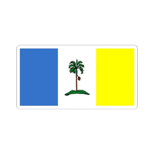 Flag of Penang Malaysia - STICKER Vinyl Kiss-Cut Decal 2 Inch White - The Sticker Space