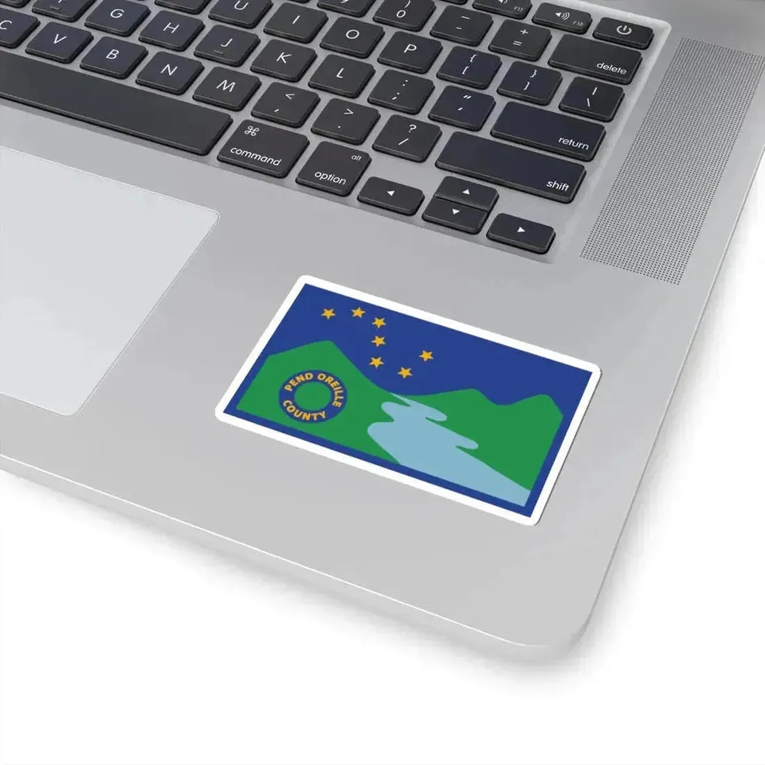 Flag of Pend Oreille County Washington (United States) STICKER Vinyl Kiss-Cut Decal - The Sticker Space