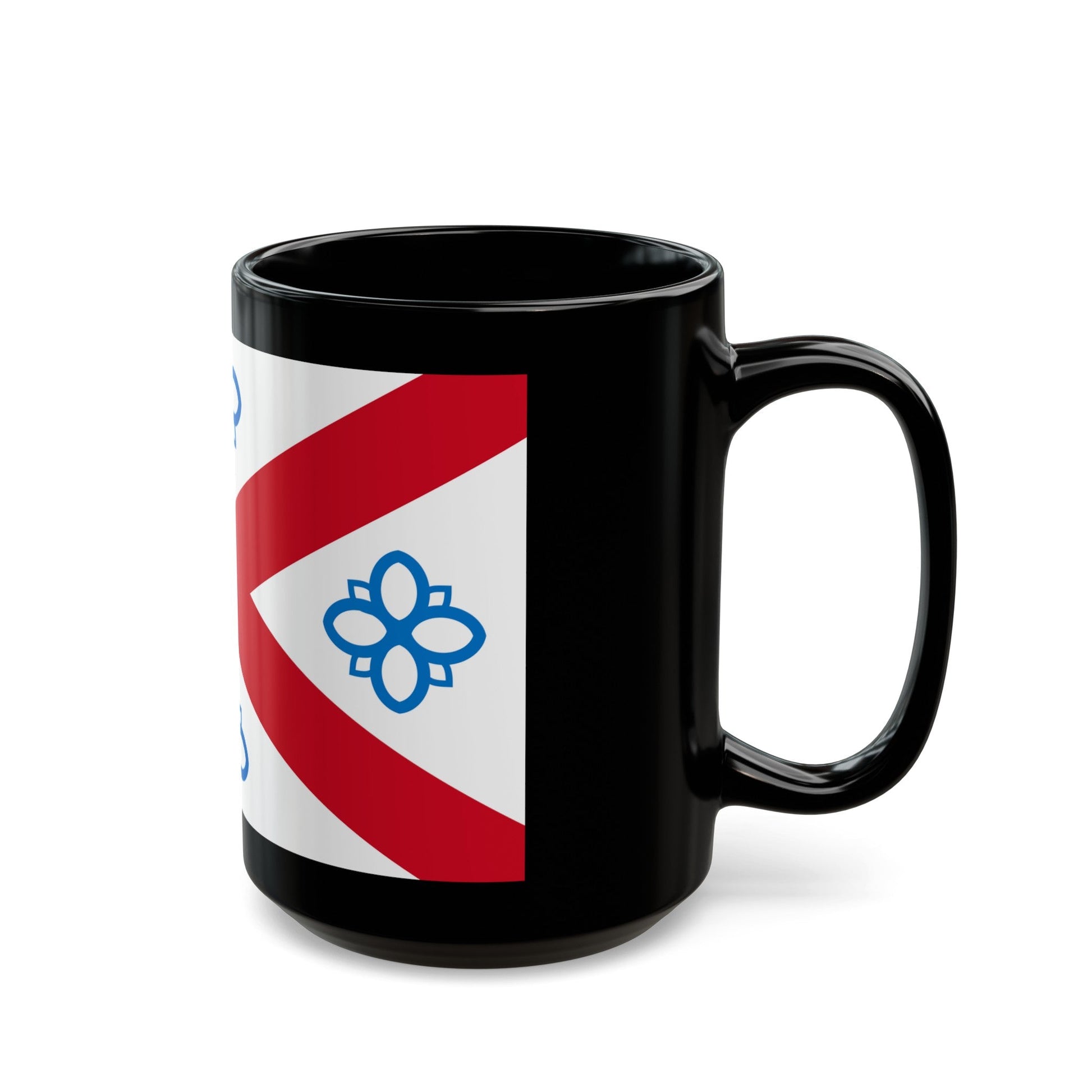 Flag of Penrith UK - Black Coffee Mug-The Sticker Space