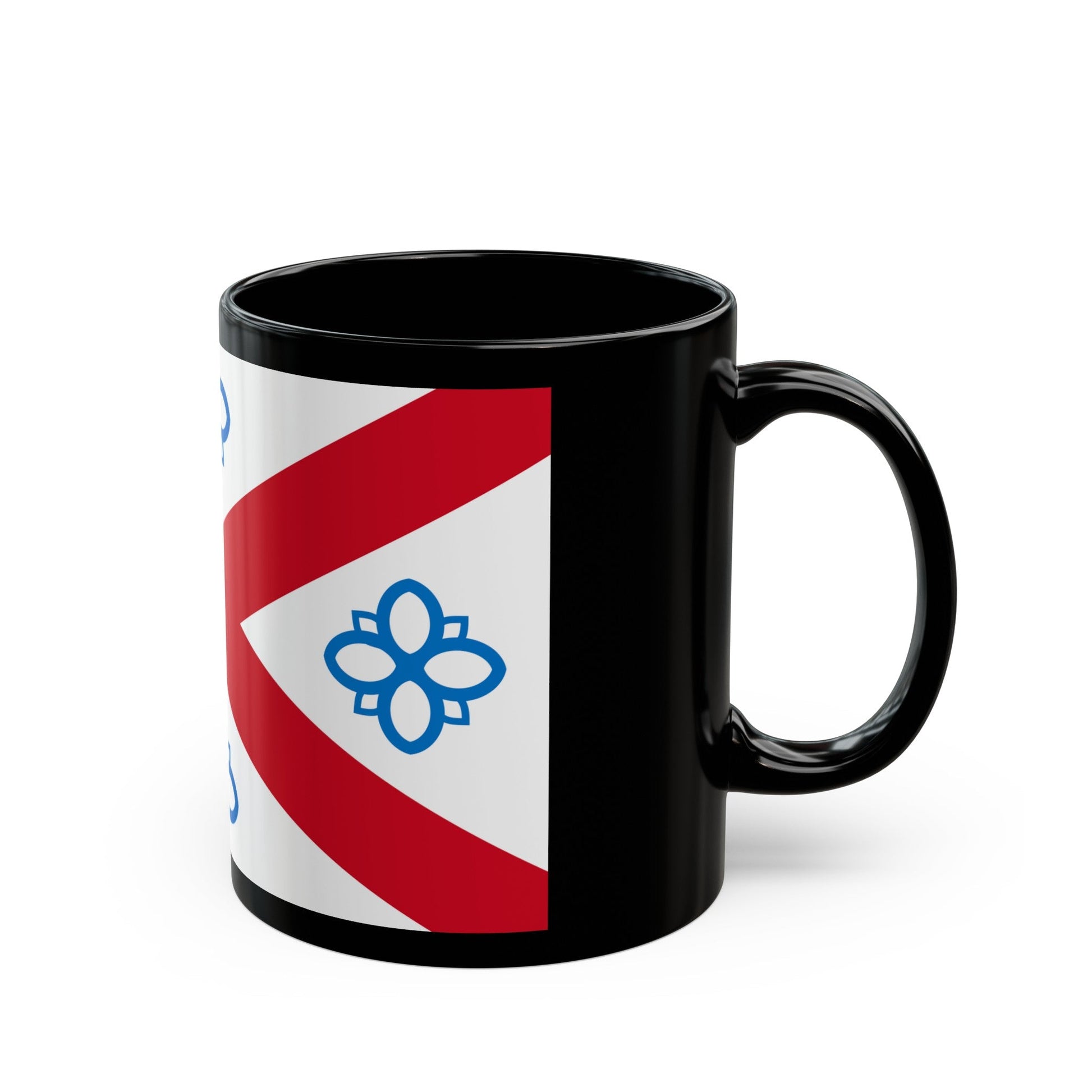 Flag of Penrith UK - Black Coffee Mug-The Sticker Space