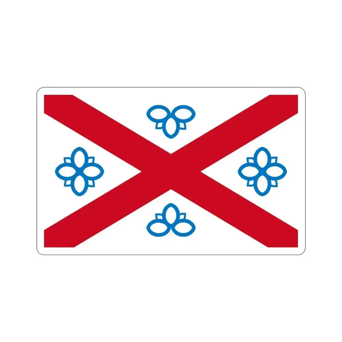 Flag of Penrith UK STICKER Vinyl Die-Cut Decal 4 Inch - The Sticker Space
