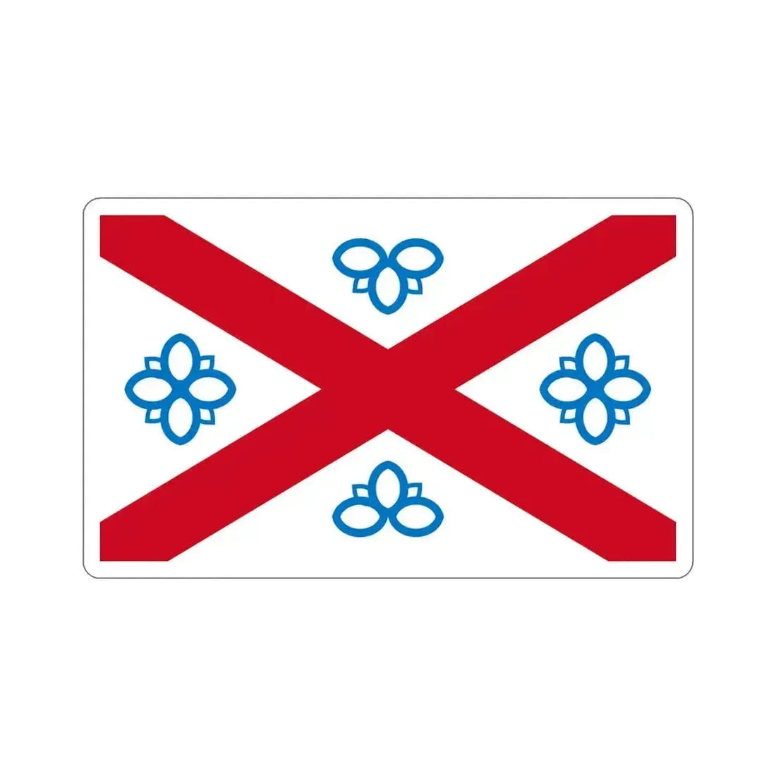Flag of Penrith UK STICKER Vinyl Die-Cut Decal 5 Inch - The Sticker Space