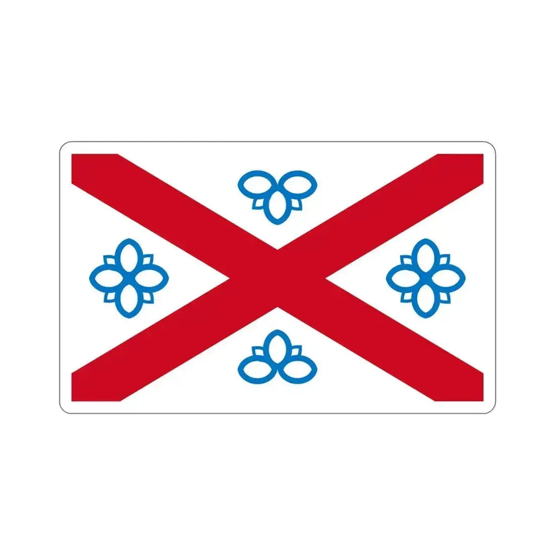 Flag of Penrith UK STICKER Vinyl Die-Cut Decal 6 Inch - The Sticker Space