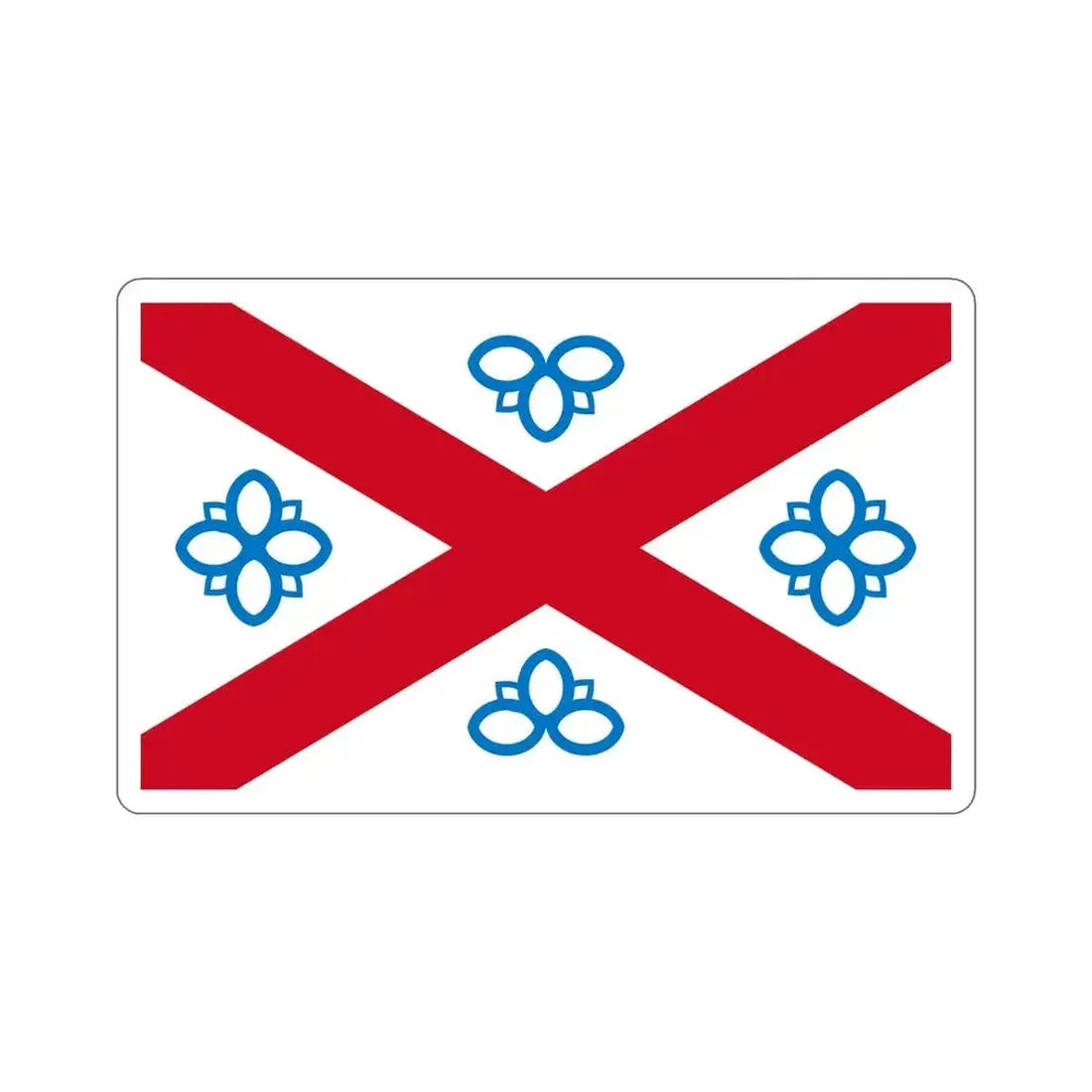 Flag of Penrith UK STICKER Vinyl Die-Cut Decal - The Sticker Space
