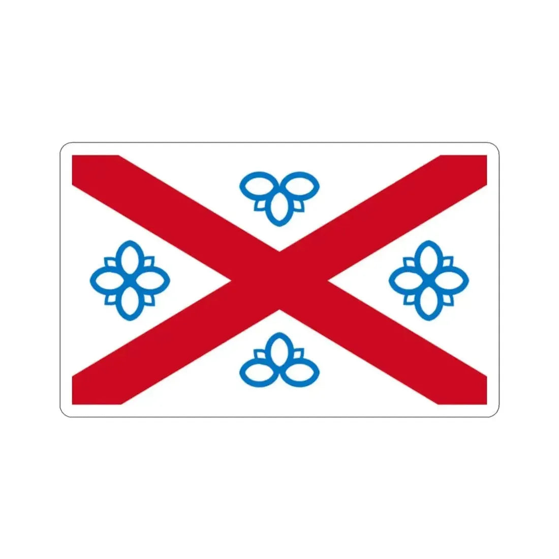 Flag of Penrith UK STICKER Vinyl Die-Cut Decal - The Sticker Space