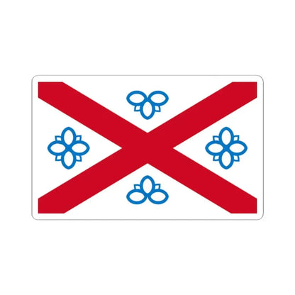 Flag of Penrith UK - STICKER Vinyl Kiss-Cut Decal 2 Inch White - The Sticker Space