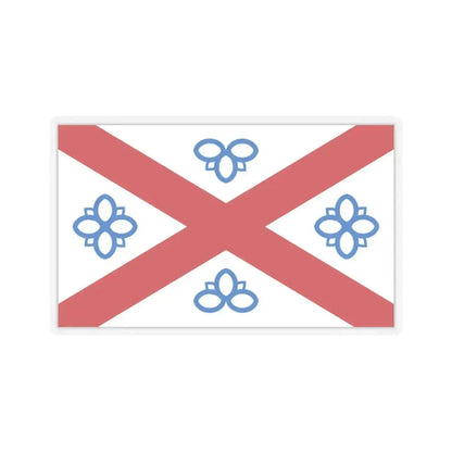 Flag of Penrith UK - STICKER Vinyl Kiss-Cut Decal 3 Inch Transparent - The Sticker Space