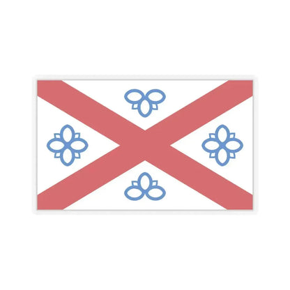 Flag of Penrith UK - STICKER Vinyl Kiss-Cut Decal 6 Inch Transparent - The Sticker Space