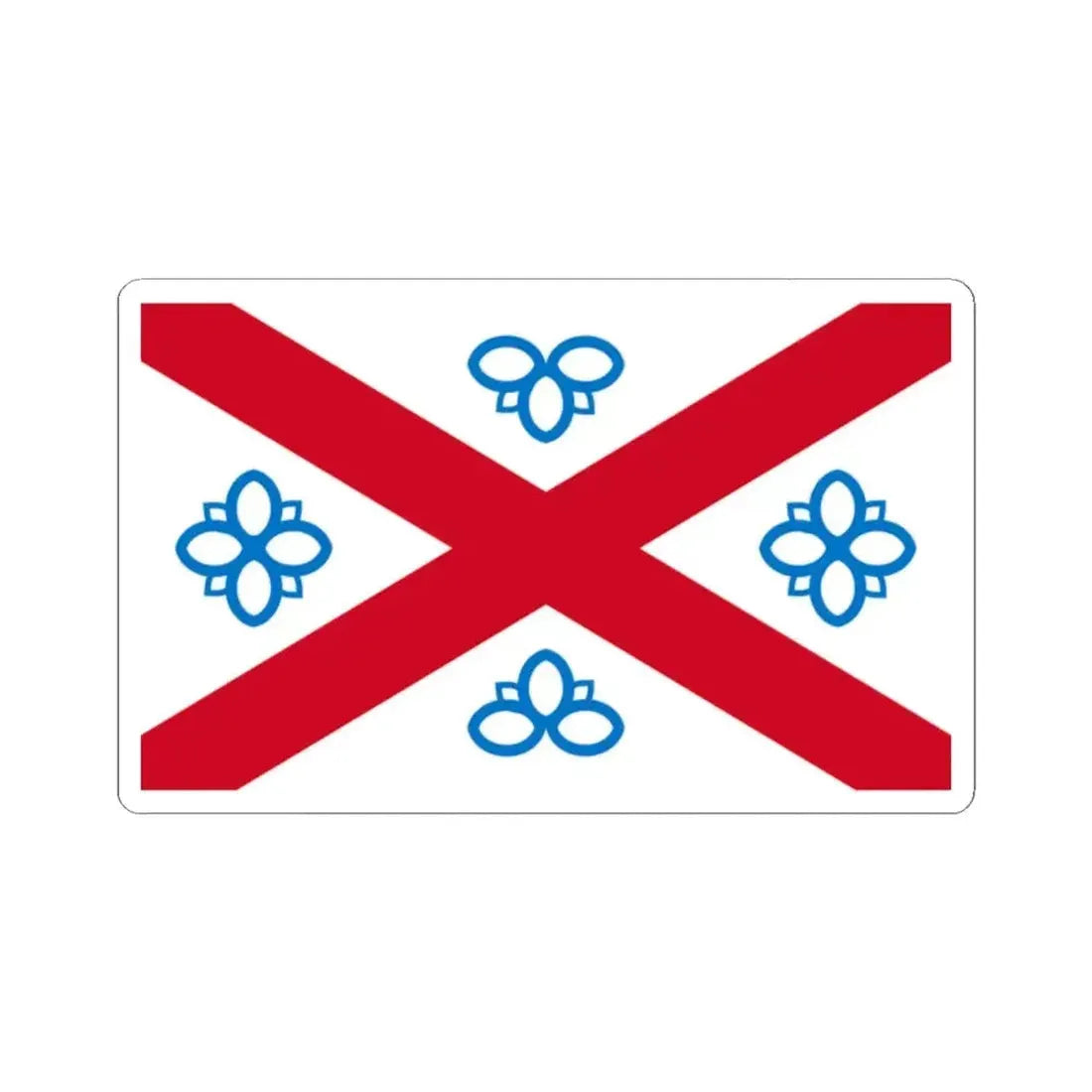 Flag of Penrith UK - STICKER Vinyl Kiss-Cut Decal - The Sticker Space