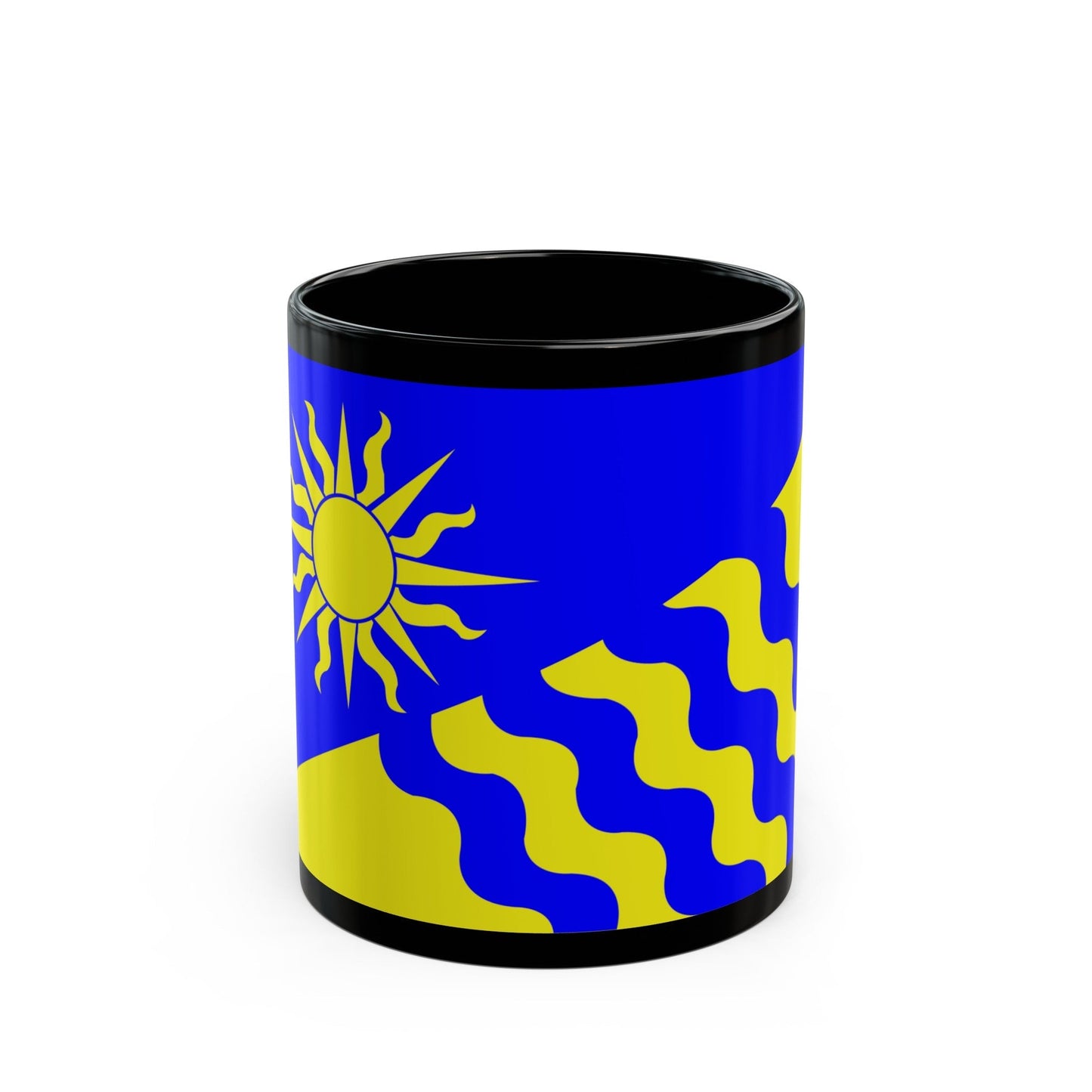 Flag of Penticton BC Canada - Black Coffee Mug-11oz-The Sticker Space