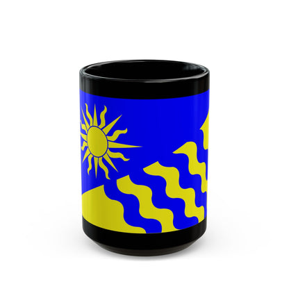 Flag of Penticton BC Canada - Black Coffee Mug-15oz-The Sticker Space