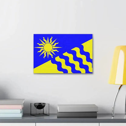 Flag of Penticton BC Canada - Canvas Wall Art - The Sticker Space