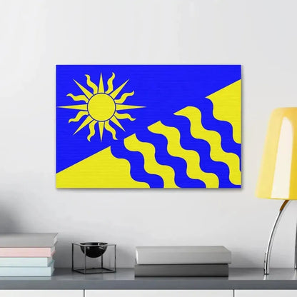 Flag of Penticton BC Canada - Canvas Wall Art - The Sticker Space