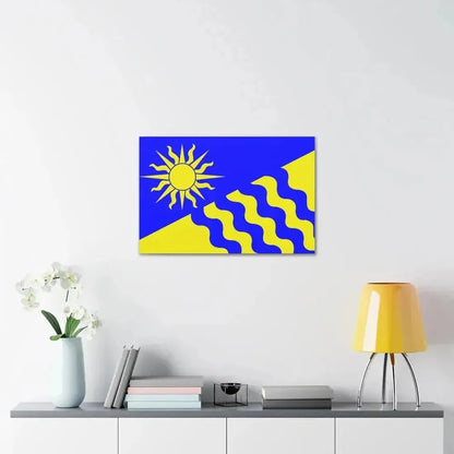 Flag of Penticton BC Canada - Canvas Wall Art - The Sticker Space