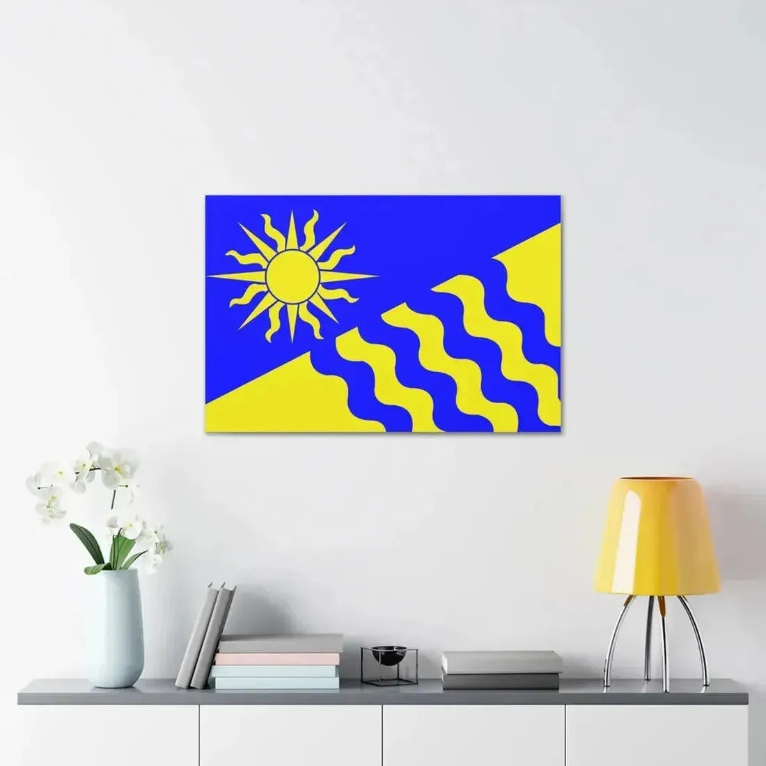 Flag of Penticton BC Canada - Canvas Wall Art - The Sticker Space