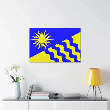 Flag of Penticton BC Canada - Canvas Wall Art - The Sticker Space