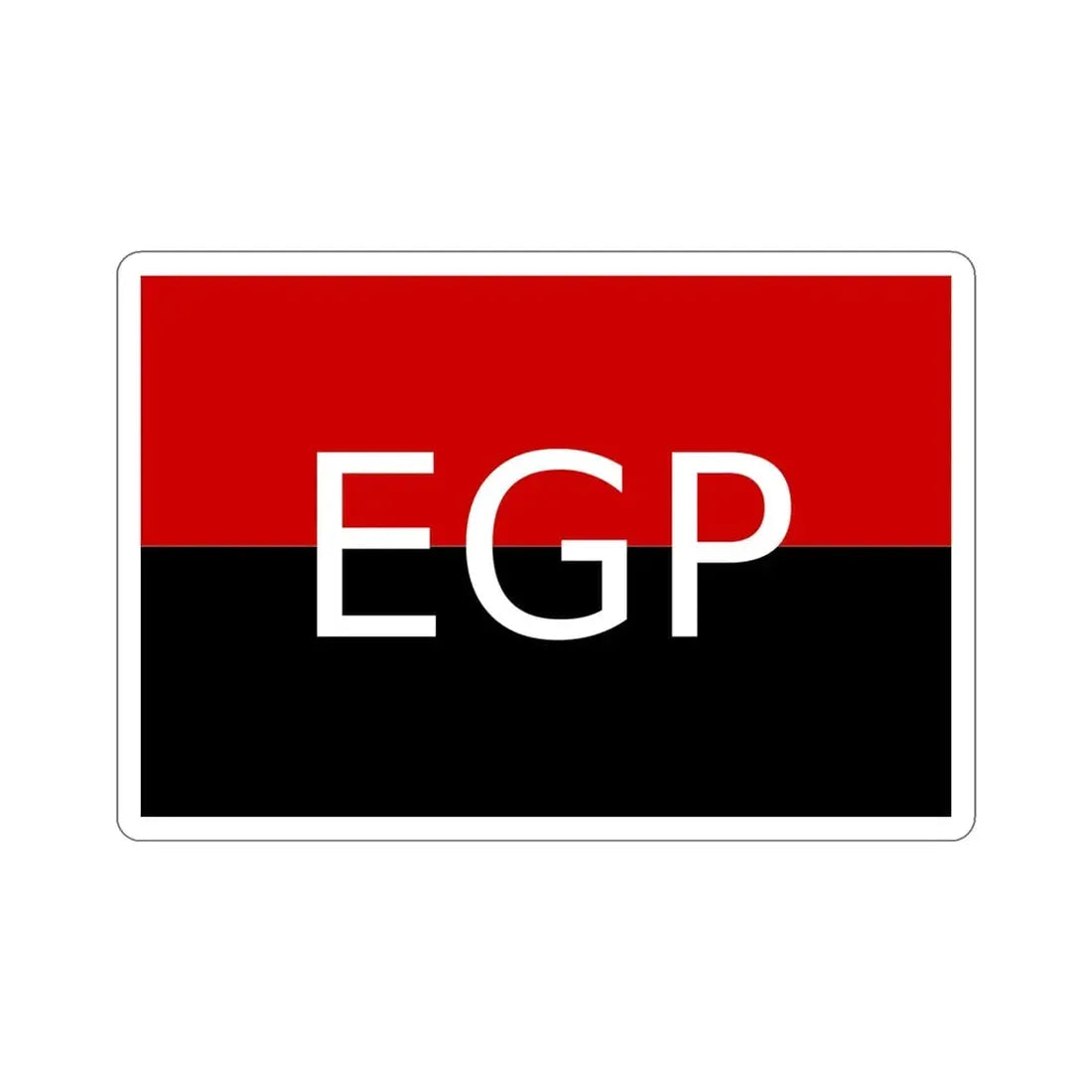 Flag of People's Guerrilla Army EGP STICKER Vinyl Die-Cut Decal 5 Inch - The Sticker Space