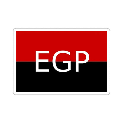 Flag of People's Guerrilla Army EGP STICKER Vinyl Die-Cut Decal 5 Inch - The Sticker Space