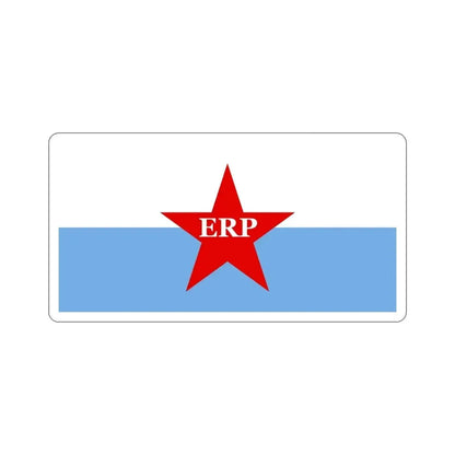 Flag of People's Revolutionary Army ERP STICKER Vinyl Die-Cut Decal - The Sticker Space