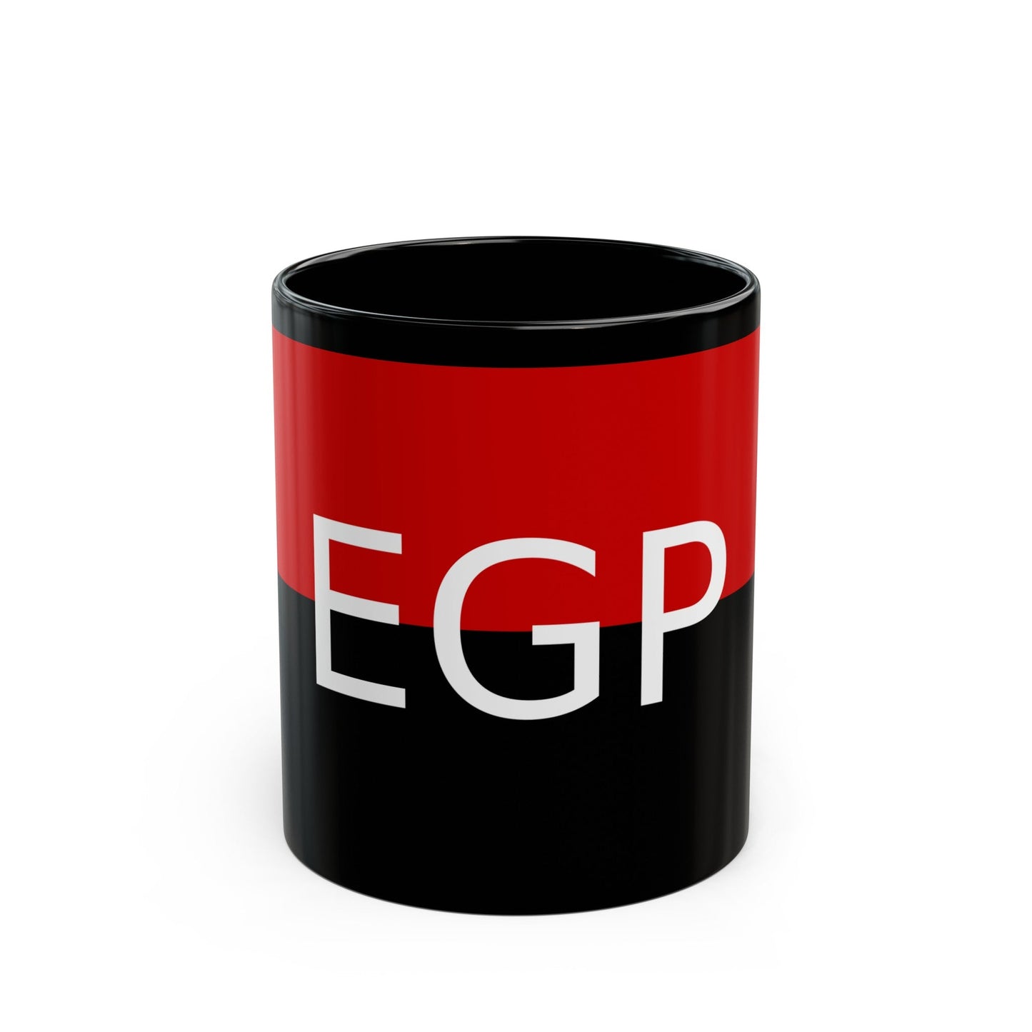 Flag of People's Guerrilla Army EGP - Black Coffee Mug-11oz-The Sticker Space