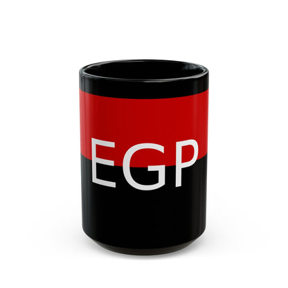 Flag of People's Guerrilla Army EGP - Black Coffee Mug-15oz-The Sticker Space