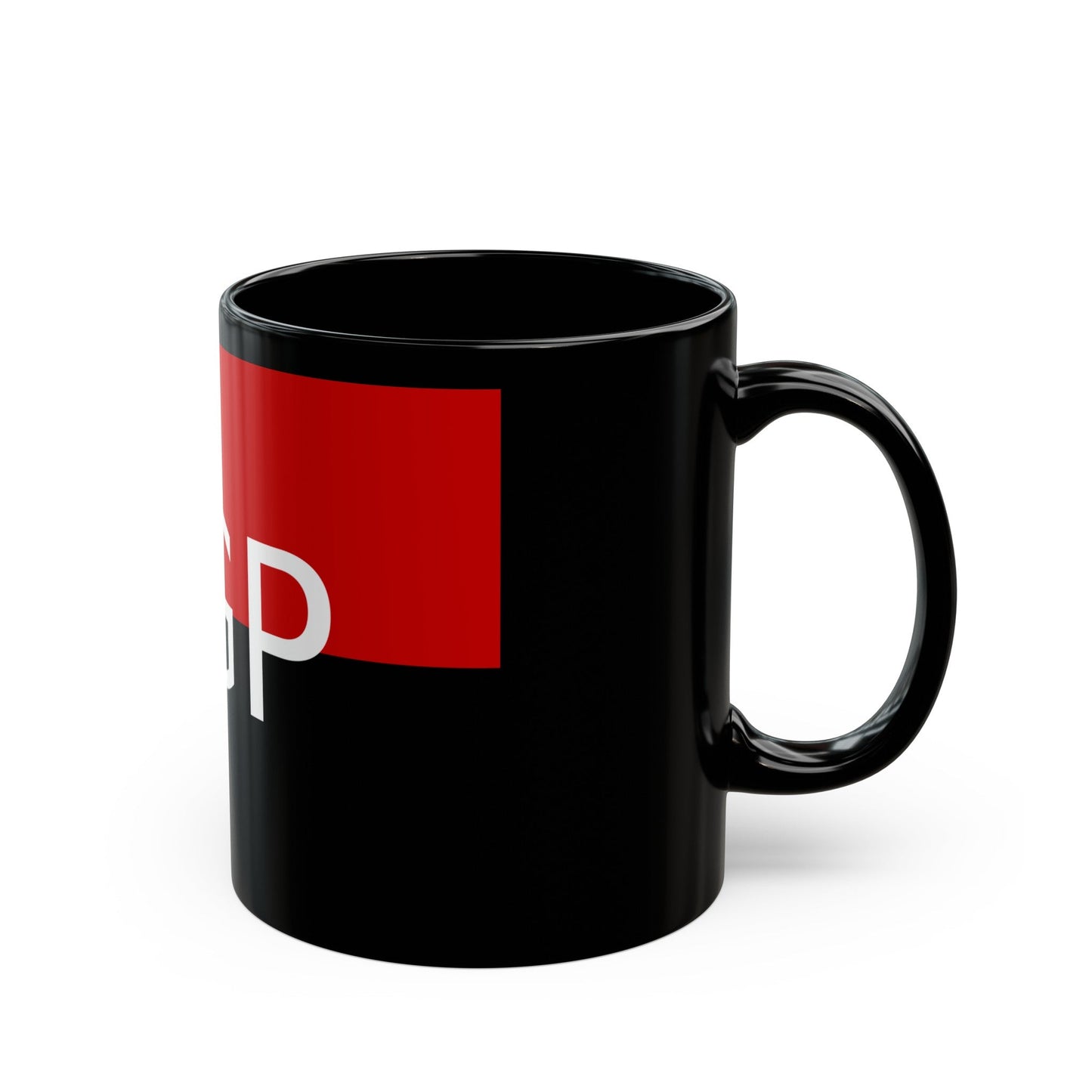 Flag of People's Guerrilla Army EGP - Black Coffee Mug-The Sticker Space