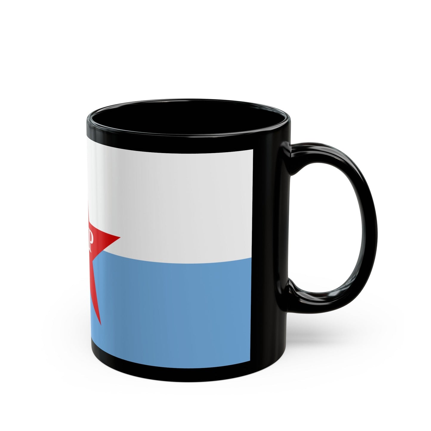 Flag of People's Revolutionary Army ERP - Black Coffee Mug-The Sticker Space