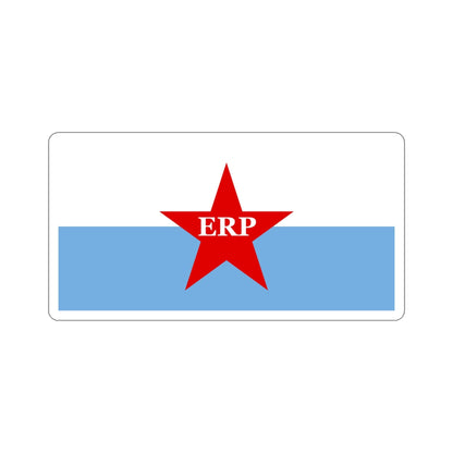 Flag of People's Revolutionary Army ERP STICKER Vinyl Die-Cut Decal-4 Inch-The Sticker Space