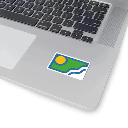 Flag of Peoria County Illinois (United States) STICKER Vinyl Kiss-Cut Decal - The Sticker Space