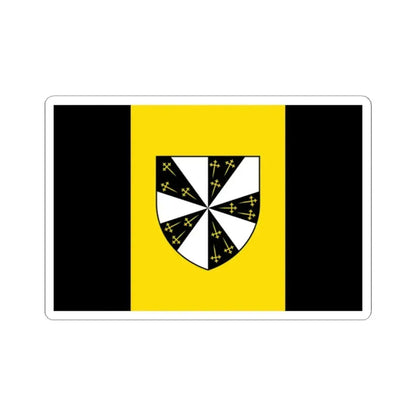 Flag of Pepingen (Belgium) STICKER Vinyl Kiss-Cut Decal 2 Inch White - The Sticker Space