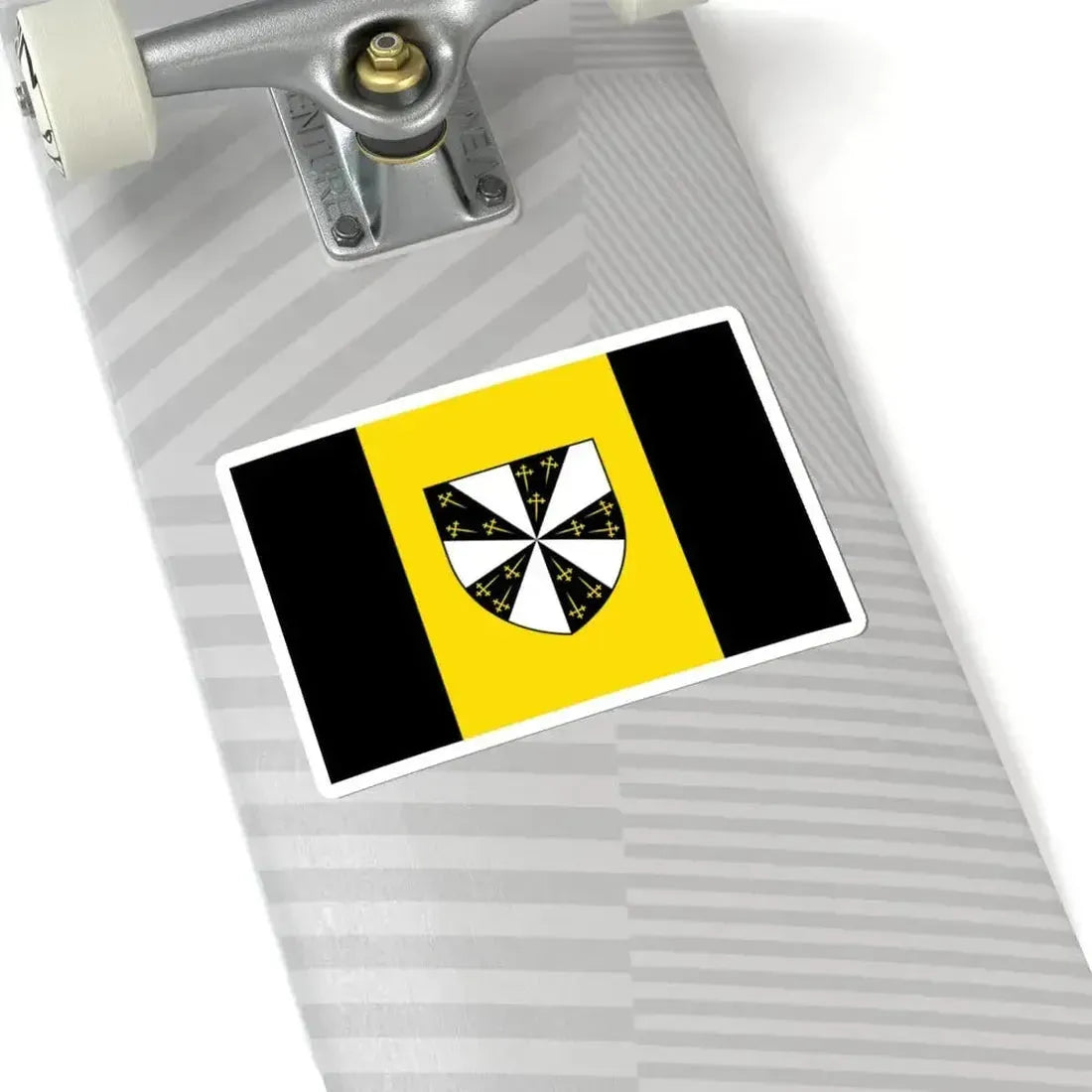 Flag of Pepingen (Belgium) STICKER Vinyl Kiss-Cut Decal - The Sticker Space