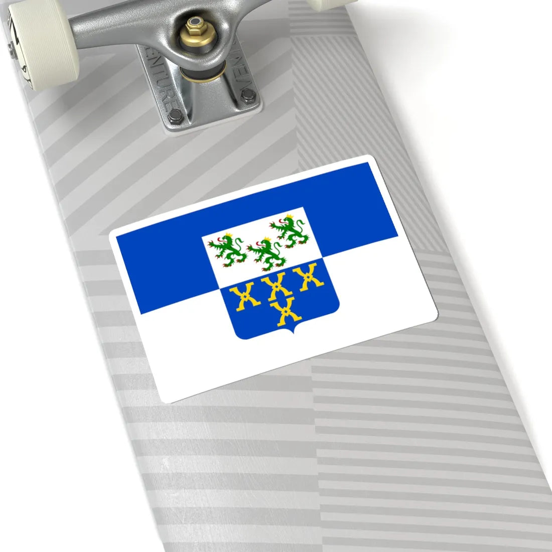 Flag of Pepinster (Belgium) (Coat of Arms) STICKER Vinyl Kiss-Cut Decal - The Sticker Space