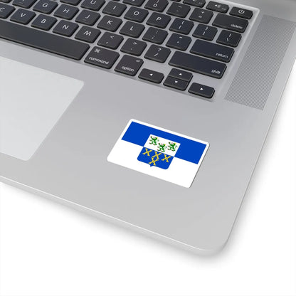 Flag of Pepinster (Belgium) (Coat of Arms) STICKER Vinyl Kiss-Cut Decal - The Sticker Space