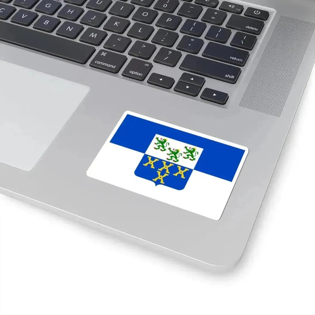 Flag of Pepinster (Belgium) STICKER Vinyl Kiss-Cut Decal - The Sticker Space