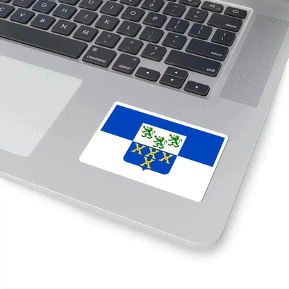 Flag of Pepinster (Belgium) STICKER Vinyl Kiss-Cut Decal - The Sticker Space
