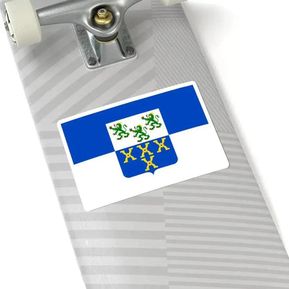Flag of Pepinster (Belgium) STICKER Vinyl Kiss-Cut Decal - The Sticker Space