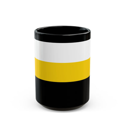 Flag of Perak Malaysia - Black Coffee Mug-15oz-The Sticker Space