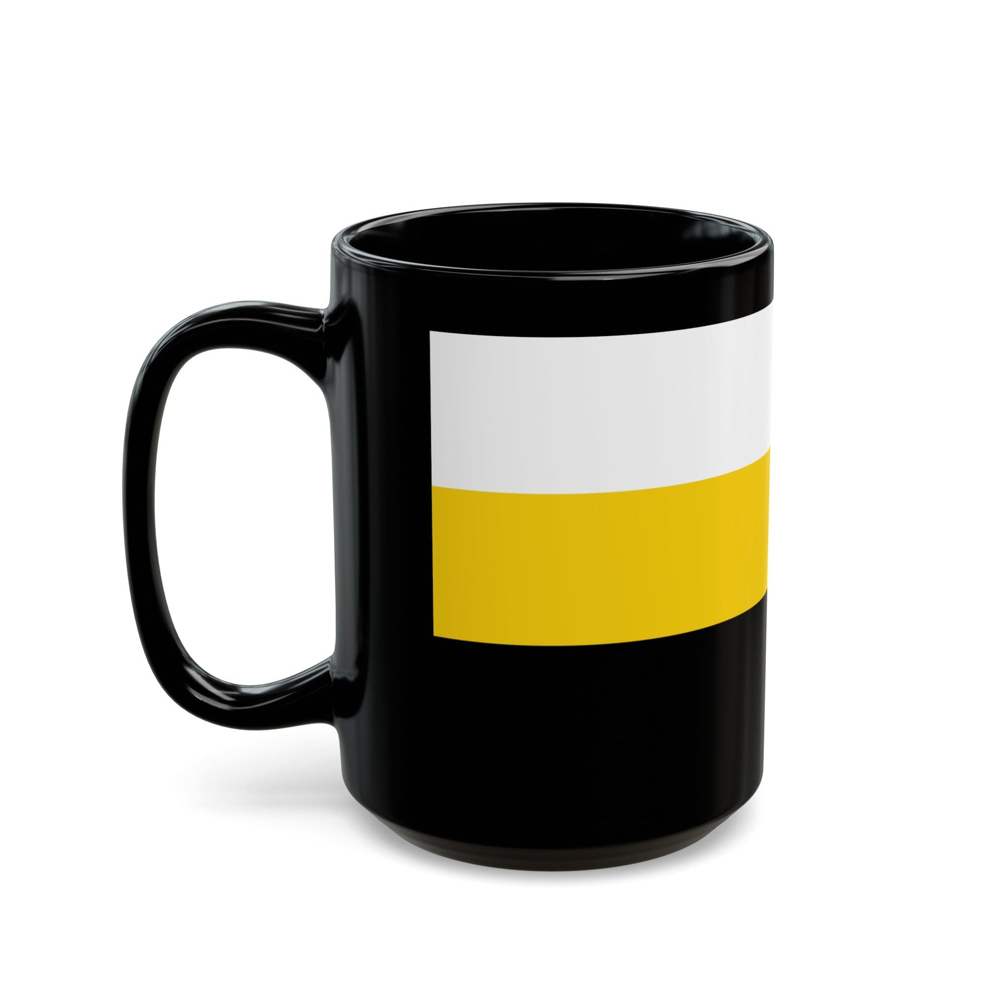 Flag of Perak Malaysia - Black Coffee Mug-The Sticker Space